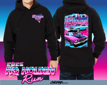 Load image into Gallery viewer, 2025 HQ RUN HOODIE BLACK