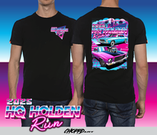 Load image into Gallery viewer, 2025 HQ HOLDEN RUN T-SHIRT MEN BLACK