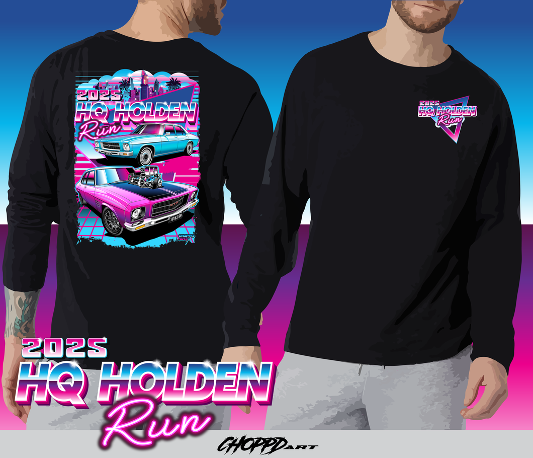 2025 HQ RUN LONG SLEEVE SHIRT BLACK