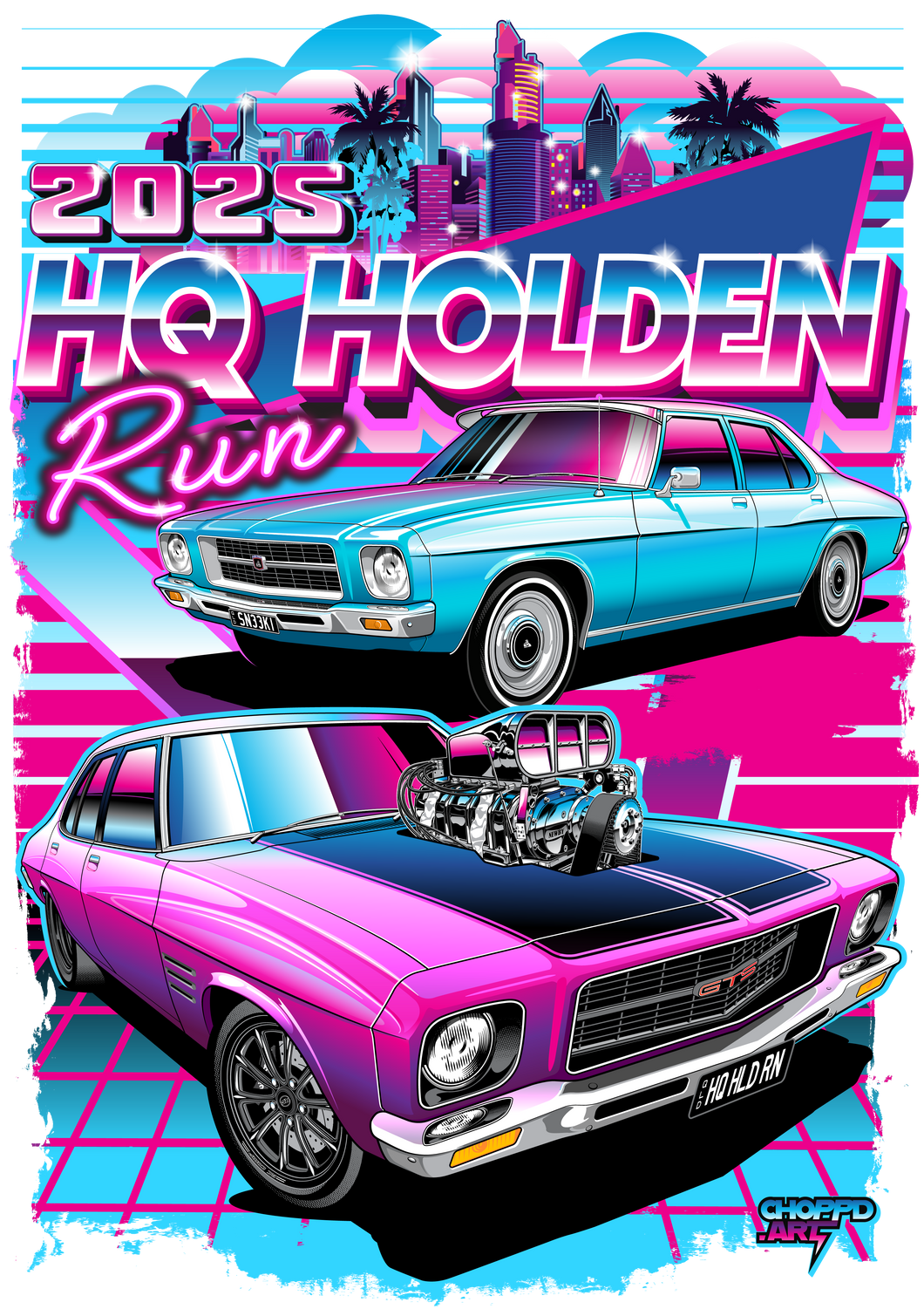 2025 HQ RUN WHITE T-SHIRT