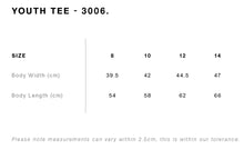 Load image into Gallery viewer, KIDS 2026 HQ RUN BLACK TSHIRT
