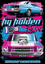 Load image into Gallery viewer, 2022 Hq Holden AS Brand pink and blue Cotton T-Shirt
