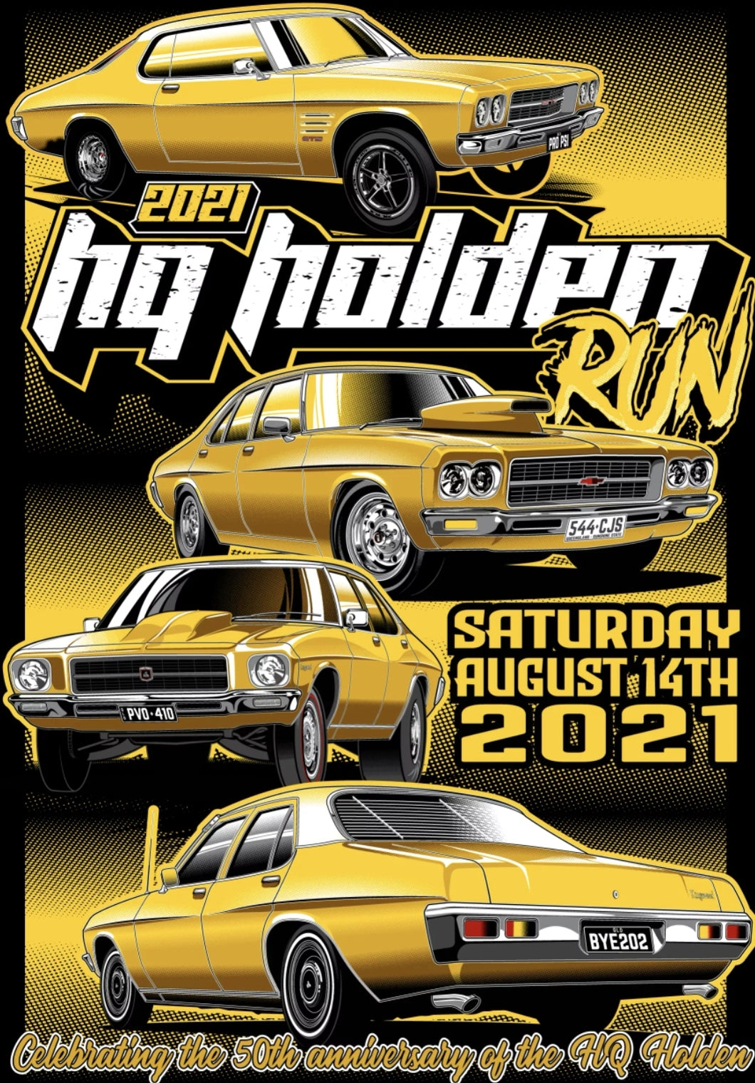 2021 Kids HQ Holden Run T-Shirt