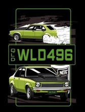 Load image into Gallery viewer, GREEN TORANA WLD 496 MENS BLACK T-SHIRT
