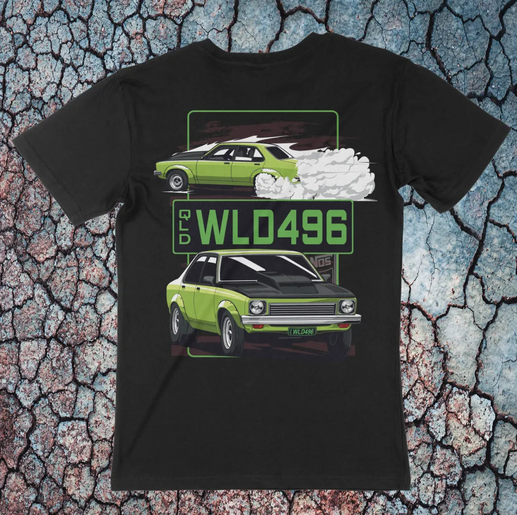 HOLDEN TORANA WLD 496 SUPPORTERS LADIES T-SHIRT