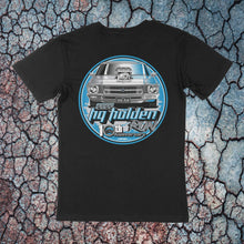 Load image into Gallery viewer, 2022 HQ holden Run BLUE and GREY Round logo shirt
