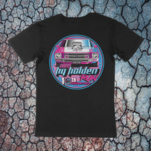 Load image into Gallery viewer, 2022 HQ holden Run Pink and Blue Round logo shirt
